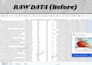 clean, organize, and format your raw data